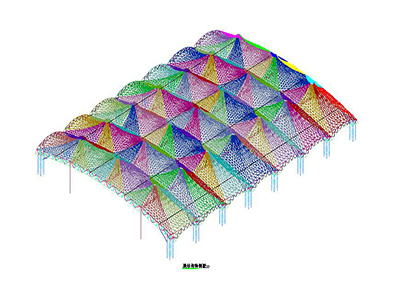 廣場膜結構設計CAD圖紙